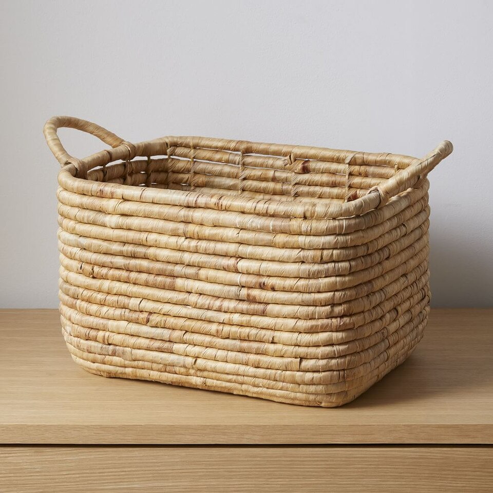 Woven Seagrass Baskets Natural West Elm Australia